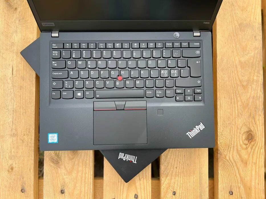 Ультрабук Lenovo ThinkPad T490s / 14" (1920x1080) IPS / Intel Core i5-8265U (4 (8) ядра по 1.6 - 3.9 GHz) / 16 GB DDR4 / 256 GB SSD / Intel UHD Graphics / WebCam - Зображення 3