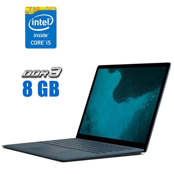 Ультрабук Б-клас Microsoft Surface Laptop 2 / 13.5" (2256x1504) IPS Touch / Intel Core i5-8250U (4 (8) ядра по 1.6 - 3.4 GHz) / 8 GB DDR3 / 256 GB SSD M.2 / Intel UHD Graphics 620 / WebCam / HDMI