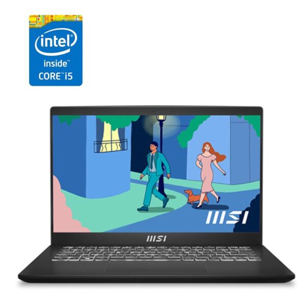 Ультрабук MSI Modern 14 C12M-032US / 14" (1920x1080) IPS / Intel Core i5-1235U (10 (12) ядер по 3.3 - 4.4 GHz) / 8 GB DDR4 / 480 GB SSD / Intel Iris Xe Graphics / WebCam