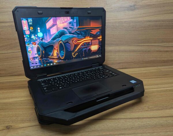 Захищений ноутбук Dell Latitude 14 Rugged 5414 / 14" (1920x1080) IPS / Intel Core i5-6300U (2 (4) ядра по 2.4 - 3.0 GHz) / 8 GB DDR4 / 256 GB SSD / Intel HD Graphics 520 / WebCam / Windows 10 - Зображення 4