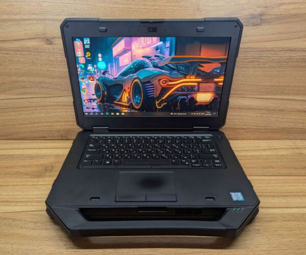 Захищений ноутбук Dell Latitude 14 Rugged 5414 / 14" (1920x1080) IPS / Intel Core i5-6300U (2 (4) ядра по 2.4 - 3.0 GHz) / 8 GB DDR4 / 512 GB SSD / Intel HD Graphics 520 / WebCam / HDMI / Windows 10 - Зображення 2