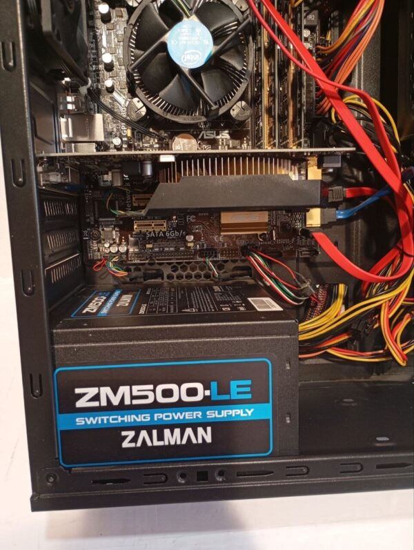 ПК Zalman ZM-T4 Tower / Intel Core i5-4590 (4 ядра по 3.3 - 3.7 GHz) / 16 GB DDR3 / 256 GB SSD + 1000 GB HDD / nVidia GeForce GTX 750, 1 GB GDDR5, 128-bit / DVD-RW / 500W - Зображення 9