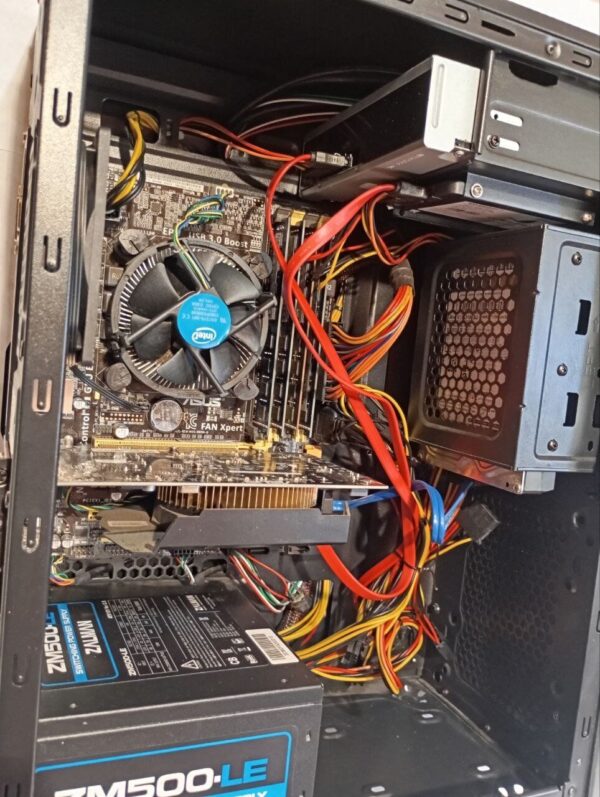 ПК Zalman ZM-T4 Tower / Intel Core i5-4590 (4 ядра по 3.3 - 3.7 GHz) / 16 GB DDR3 / 256 GB SSD + 1000 GB HDD / nVidia GeForce GTX 750, 1 GB GDDR5, 128-bit / DVD-RW / 500W - Зображення 7