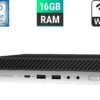 Неттоп HP ProDesk 600 G4 Desktop Mini USFF / Intel Core i7-8700T (6 (12) ядер по 2.4 - 4.0 GHz) / 16 GB DDR4 / 500 GB SSD / Intel UHD Graphics 630 / Wi-Fi + Блок живлення