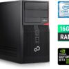 Ігровий ПК Fujitsu Tower / Intel Core i7-6700 (4 (8) ядра по 3.4 - 4.0 GHz) / 16 GB DDR4 / 500 GB SSD + 1000 GB HDD / nVidia GeForce GTX 1660 Super, 6 GB GDDR6, 192-bit + Windows 10 в подарунок