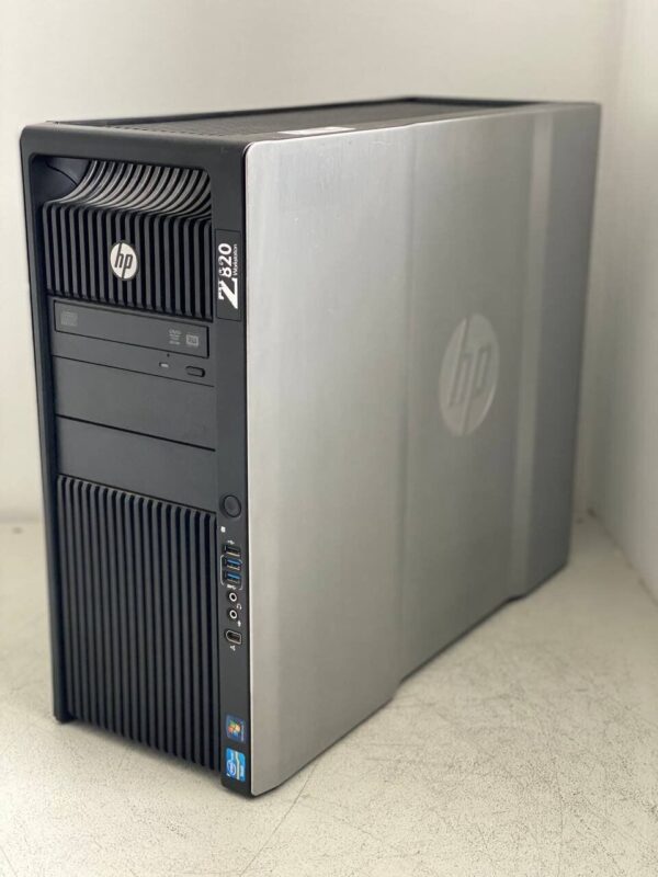 Робоча станція HP Z820 Workstation Tower / 2x Intel Xeon E5-2658 v2 (10 (20) ядер по 2.4 - 3.0 GHz) / 64 GB DDR3 / 240 GB SSD / AMD Radeon R9 280, 3 GB GDDR5, 384-bit / DVD-ROM - Зображення 4