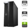 Робоча станція Dell Precision 5820 Tower / Intel Xeon W-2123 (4 (8) ядра по 3.6 - 3.9 GHz) / 64 GB DDR4 / 240 GB SSD / nVidia Quadro P2000, 5 GB GDDR5, 160-bit / DVD-ROM