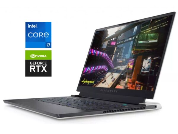 Ігровий ноутбук Dell Alienware X15 R2 White / 15.6" (1920x1080) IPS / Intel Core i7-12700H (14 (20) ядер по 2.3 - 4.7 GHz) / 32 GB DDR5 / 512 GB SSD NVMe / nVidia GeForce RTX 3060, 6 GB GDDR6, 192-bit / WebCam