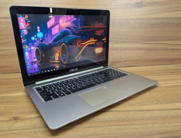Ігровий ноутбук Asus N580V / 15.6" (1920x1080) IPS Touch / Intel Core i7-7700HQ (4 (8) ядра по 2.8 - 3.8 GHz) / 16 GB DDR4 / 512 GB SSD / nVidia GeForce GTX 1050, 4 GB GDDR5, 128-bit / WebCam / Windows 10 - Зображення 4