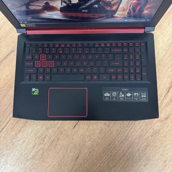 Ігровий ноутбук Б-клас Acer Nitro 5 AN515-51 / 15.6" (1920x1080) IPS / Intel Core i5-7300HQ (4 ядра по 2.5 - 3.5 GHz) / 16 GB DDR4 / 500 GB SSD / nVidia GeForce GTX 1050, 2 GB GDDR5, 128-bit / WebCam - Зображення 7