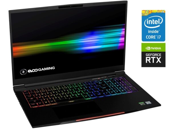 Ігровий ноутбук Evoo Gaming EG-LP6-BK / 17.3" (1920x1080) IPS / Intel Core i7-9750H (6 (12) ядер по 2.6 - 4.5 GHz) / 16 GB DDR4 / 1000 GB SSD NVMe / nVidia GeForce RTX 2060, 6 GB GDDR6, 192-bit / WebCam
