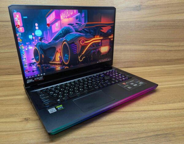 Ігровий ноутбук Б-клас MSI MS-17K2 / 17.3" (1920x1080) IPS / Intel Core i7-10750H (6 (12) ядер по 2.6 - 5.0 GHz) / 32 GB DDR4 / 1000 GB SSD / nVidia GeForce RTX 3070, 8 GB GDDR6, 256-bit / WebCam / Windows 10 - Зображення 5