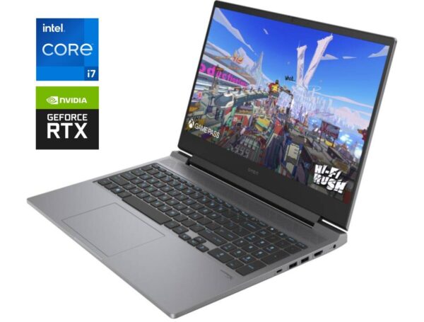 Ігровий ноутбук Б-клас HP Omen 16-ae0001nr / 16.1" (1920x1080) IPS / Intel Core i7-14700HX (20 (28) ядер по 1.5 - 5.5 GHz) / 32 GB DDR5 / 1000 GB SSD NVMe / nVidia GeForce RTX 4070, 8 GB GDDR6, 128-bit / WebCam