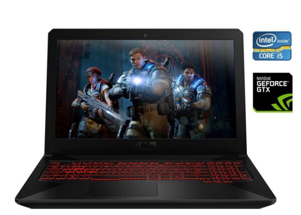 Ігровий ноутбук Б-клас Asus TUF Gaming FX504 / 15.6" (1920x1080) IPS / Intel Core i5-8300H (4 (8) ядра по 2.3 - 4.0 GHz) / 8 GB DDR4 / 512 GB SSD / nVidia GeForce GTX 1060, 3 GB GDDR5, 192-bit / WebCam