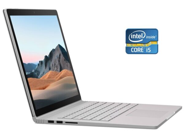 Ультрабук-трансформер Б-клас Microsoft Surface Book 2 / 13.5" (3000x2000) IPS Touch / Intel Core i5-7300U (2 (4) ядра по 2.6 - 3.5 GHz) / 8 GB DDR4 / 128 GB SSD NVMe / Intel HD Graphics 620 / WebCam