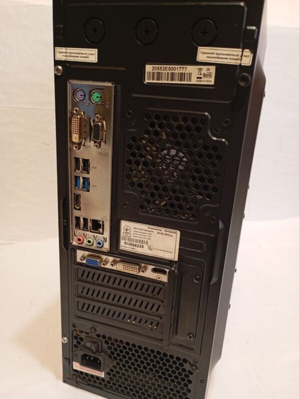 ПК Zalman ZM-T4 Tower / Intel Core i5-4590 (4 ядра по 3.3 - 3.7 GHz) / 16 GB DDR3 / 256 GB SSD + 1000 GB HDD / nVidia GeForce GTX 750, 1 GB GDDR5, 128-bit / DVD-RW / 500W - Зображення 4