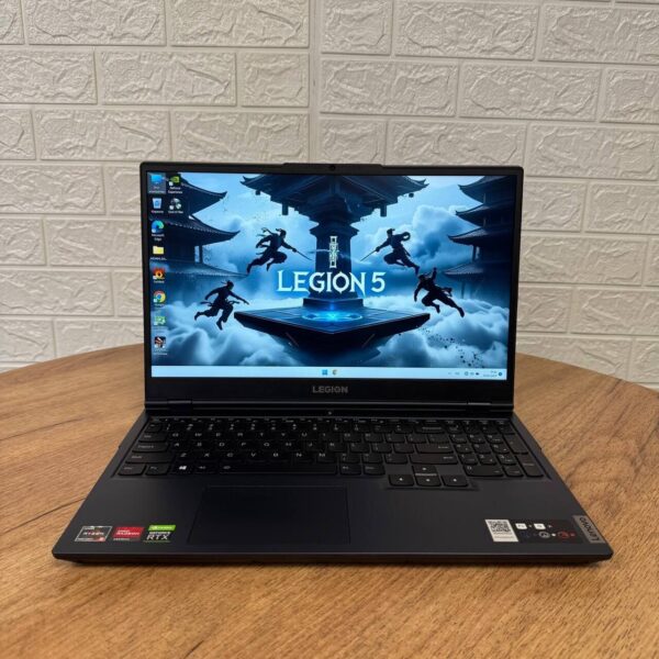 Ігровий ноутбук Lenovo Legion 5 15ACH6H / 15.6" (1920x1080) IPS / AMD Ryzen 5 5600H (6 (12) ядер по 3.3 - 4.2 GHz) / 16 GB DDR4 / 1000 GB SSD / nVidia GeForce RTX 3050, 4 GB GDDR6, 128-bit / WebCam - Зображення 2
