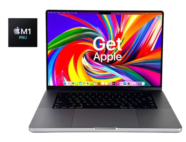Ультрабук Apple MacBook Pro 16 2021 A2485 / 16.2" (3456x2234) IPS / Apple M1 Pro (10 ядер по 3.2 GHz) / 32 GB DDR5 / 512 GB SSD / Apple M1 Pro Graphics / WebCam / MacOS