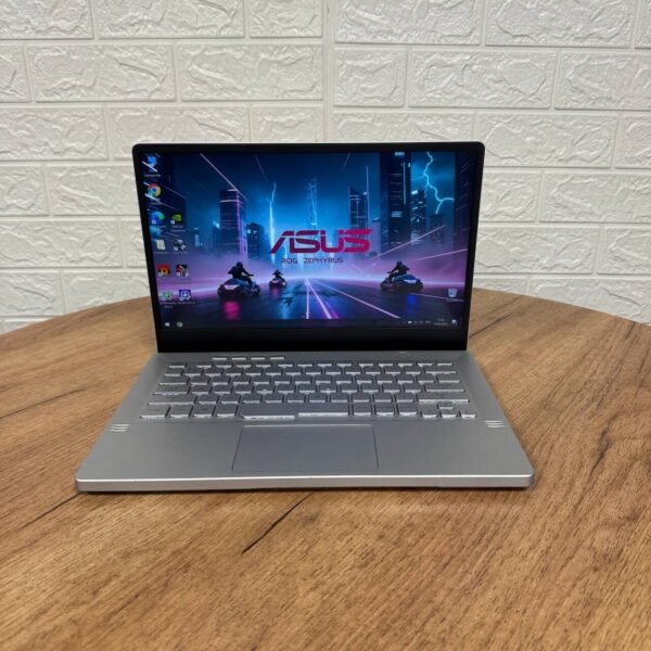 Ігровий ультрабук Asus ROG Zephyrus G14 GA401IV / 14" (1920x1080) IPS / AMD Ryzen 7 4800HS (8 (16) ядер по 2.9 - 4.2 GHz) / 16 GB DDR4 / 512 GB SSD NVMe / nVidia GeForce RTX 2060 Max-Q, 6 GB GDDR6, 192-bit - Зображення 2