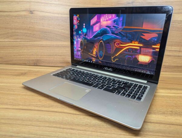 Ігровий ноутбук Asus N580V / 15.6" (1920x1080) IPS Touch / Intel Core i7-7700HQ (4 (8) ядра по 2.8 - 3.8 GHz) / 16 GB DDR4 / 512 GB SSD / nVidia GeForce GTX 1050, 4 GB GDDR5, 128-bit / WebCam / Windows 10 - Зображення 5