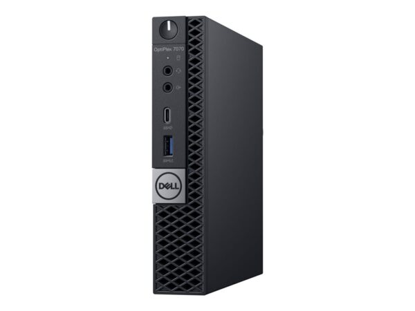 Неттоп Dell OptiPlex 7070 Micro USFF / Intel Core i7-9700T (8 ядер по 2.0 - 4.3 GHz) / 16 GB DDR4 / 250 GB SSD / Intel UHD Graphics 630 / DisplayPort + Блок живлення - Зображення 2