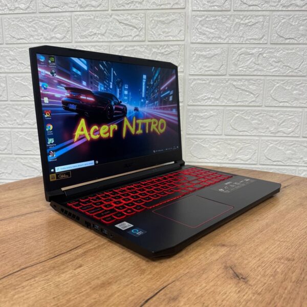 Ігровий ноутбук Б-клас Acer Nitro 5 AN515-55 / 15.6" (1920x1080) IPS / Intel Core i5-10300H (4 (8) ядра по 2.5 - 4.5 GHz) / 8 GB DDR4 / 256 GB SSD M.2 NVMe / nVidia GeForce RTX 3050, 4 GB GDDR6, 128-bit / WebCam - Зображення 4