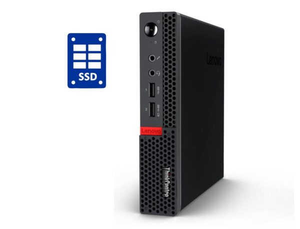 Неттоп Lenovo ThinkCentre M625q Tiny USFF / AMD E2-9000e (2 ядра по 1.5 - 2.0 GHz) / 8 GB DDR4 / 32 GB SSD / AMD Radeon R2 Graphics