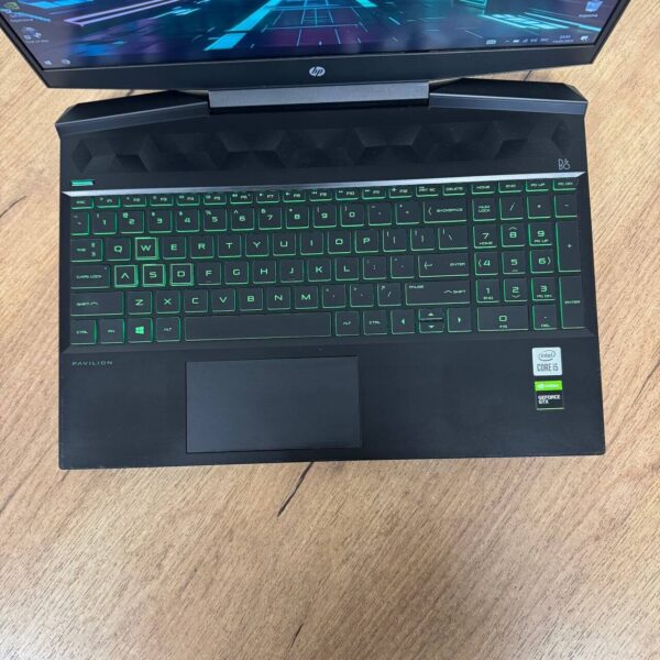 Ігровий ноутбук Б-клас HP Pavilion Gaming 15-dk1035nr / 15.6" (1920x1080) IPS / Intel Core i5-10300H (4 (8) ядра по 2.5 - 4.5 GHz) / 16 GB DDR4 / 512 GB SSD / nVidia GeForce GTX 1050, 3 GB GDDR5, 96-bit / WebCam - Зображення 7
