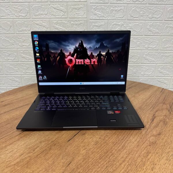 Ігровий ноутбук Б-клас HP Omen 16-n0033dx / 16.1" (1920x1080) IPS / AMD Ryzen 7 6800H (8 (16) ядер по 3.2 - 4.7 GHz) / 16 GB DDR5 / 512 GB SSD NVMe / AMD Radeon RX 6650M, 8 GB GDDR6, 128-bit / WebCam - Зображення 2