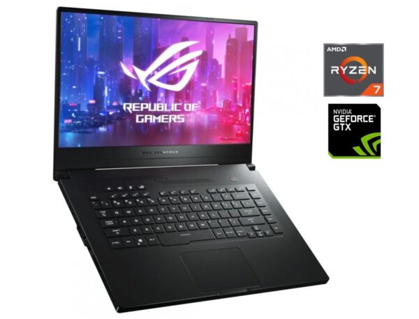 Ігровий ноутбук Asus ROG Zephyrus GA502DU / 15.6" (1920x1080) IPS / AMD Ryzen 7 3750H (4 (8) ядра по 2.3 - 4.0 GHz) / 16 GB DDR4 / 512 GB SSD NVMe / nVidia GeForce GTX 1660 Ti Max-Q, 6 GB GDDR6, 192-bit