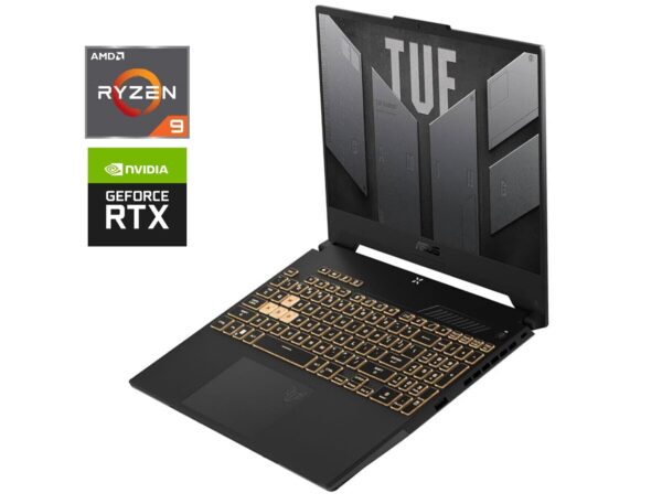 Ігровий ноутбук Asus TUF Gaming A15 FA507XV-MS94 / 15.6" (1920x1080) IPS / AMD Ryzen 9 7940HS (8 (16) ядер по 4.0 - 5.2 GHz) / 16 GB DDR5 / 480 GB SSD / nVidia GeForce RTX 4060, 8 GB GDDR6, 128-bit / WebCam