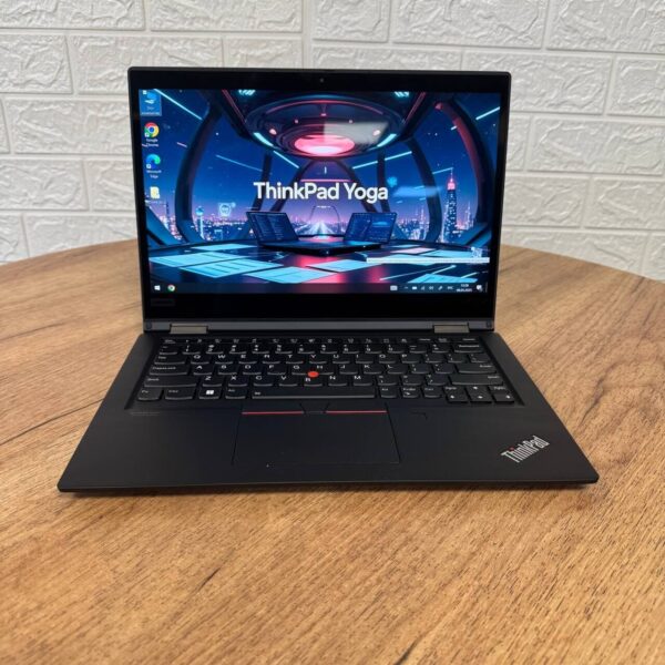 Ультрабук-трансформер Б-клас Lenovo ThinkPad X13 Yoga Gen 1 / 13.3" (1920x1080) IPS Touch / Intel Core i7-10510U (4 (8) ядра по 1.8 - 4.9 GHz) / 16 GB DDR4 / 250 GB SSD NVMe / Intel UHD Graphics / WebCam - Зображення 2