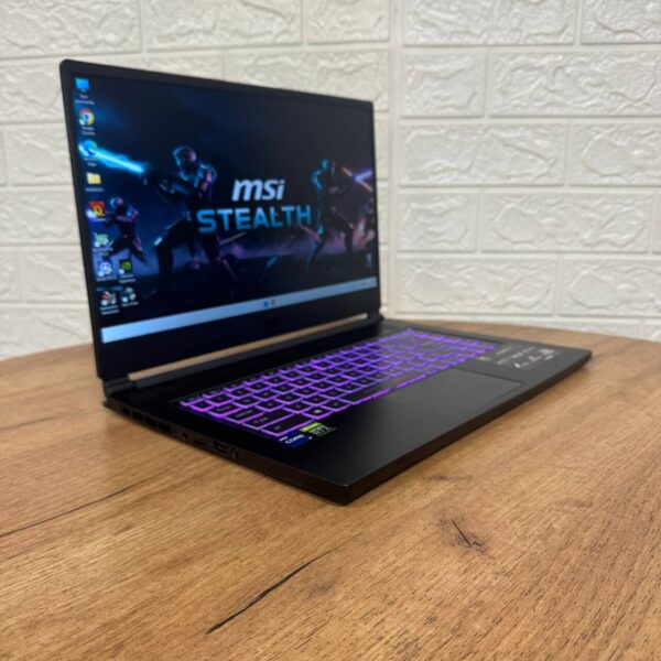 Ігровий ноутбук Б-клас MSI Stealth 15M A11UEKV / 15.6" (1920x1080) IPS / Intel Core i7-11375H (4 (8) ядра по 3.0 - 5.0 GHz) / 16 GB DDR4 / 512 GB SSD NVMe / nVidia GeForce RTX 3060, 6 GB GDDR6, 192-bit / WebCam - Зображення 4