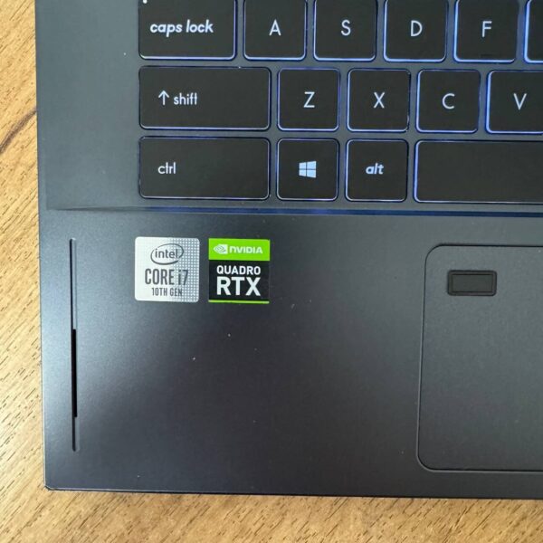 Мобільна робоча станція Б-клас MSI WS66 10TKT / 15.6" (1920x1080) IPS Touch / Intel Core i7-10875H (8 (16) ядер по 2.3 - 5.1 GHz) / 32 GB DDR4 / 1000 GB SSD / nVidia Quadro RTX 3000, 6 GB GDDR6, 192-bit / WebCam - Зображення 8