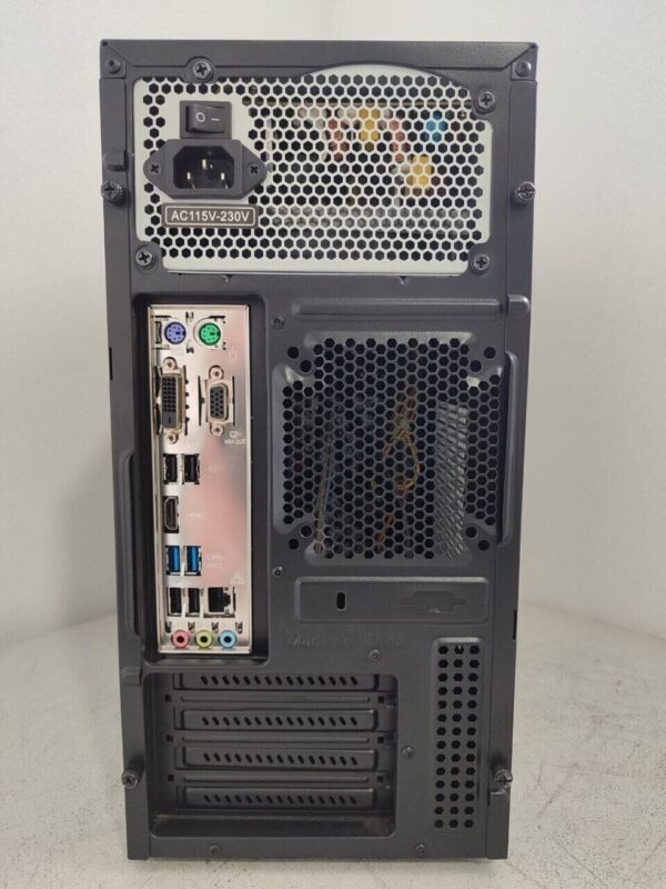 Комп'ютер Inter-Tech Tower / Intel Core i3-6100 (2 (4) ядра по 3.7 GHz) / 16 GB DDR4 / 256 GB SSD / Intel HD Graphics 530 - Зображення 4