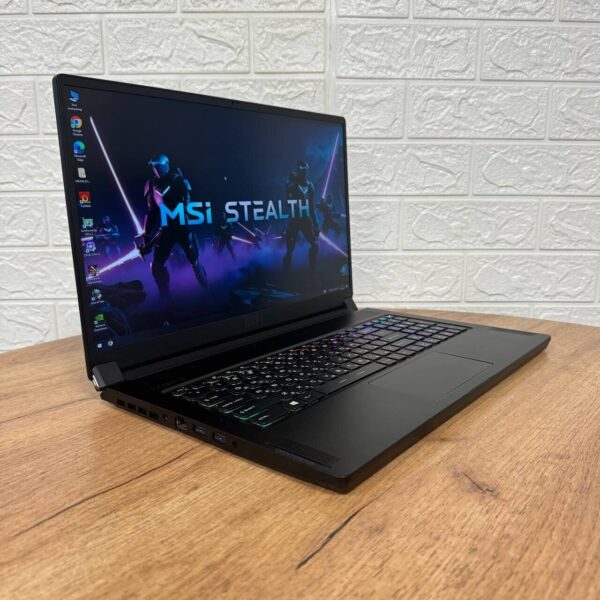Ігровий ноутбук MSI GS76 Stealth 11UG / 17.3" (1920x1080) IPS / Intel Core i9-11900H (8 (16) ядер по 2.5 - 4.9 GHz) / 32 GB DDR4 / 1000 GB SSD NVMe / nVidia GeForce RTX 3070, 8 GB GDDR6, 256-bit / WebCam - Зображення 4