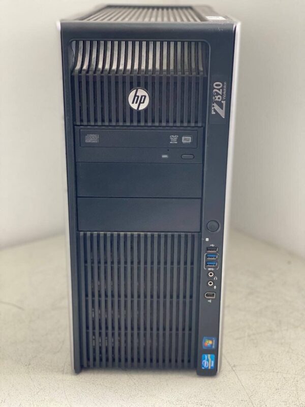 Робоча станція HP Z820 Workstation Tower / 2x Intel Xeon E5-2658 v2 (10 (20) ядер по 2.4 - 3.0 GHz) / 64 GB DDR3 / 240 GB SSD / AMD Radeon R9 280, 3 GB GDDR5, 384-bit / DVD-ROM - Зображення 2