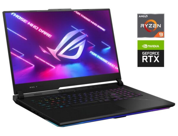 Ігровий ноутбук Asus ROG Strix SCAR G733PY / 17.3" (2560x1440) IPS / AMD Ryzen 9 7945HX (16 (32) ядер по 2.5 - 5.4 GHz) / 32 GB DDR5 / 1000 GB SSD NVMe / nVidia GeForce RTX 4090, 16 GB GDDR6, 256-bit / WebCam