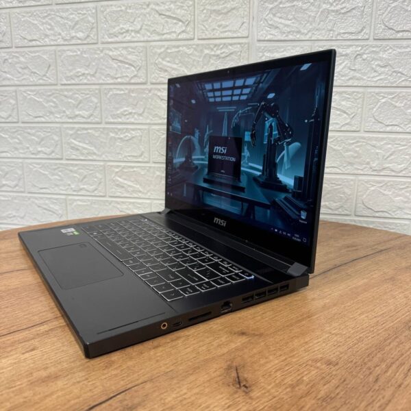 Мобільна робоча станція Б-клас MSI WS66 10TKT / 15.6" (1920x1080) IPS Touch / Intel Core i9-10980HK (8 (16) ядер по 2.4 - 5.3 GHz) / 16 GB DDR4 / 512 GB SSD NVMe / nVidia Quadro RTX 3000, 6 GB GDDR6, 192-bit / WebCam - Зображення 5