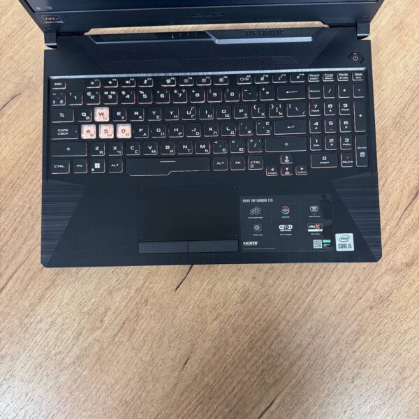 Ігровий ноутбук Asus TUF Gaming F15 FX506LHB / 15.6" (1920x1080) IPS / Intel Core i5-10300H (4 (8) ядра по 2.5 - 4.5 GHz) / 16 GB DDR4 / 512 GB SSD NVMe / nVidia GeForce GTX 1650, 4 GB GDDR6, 128-bit / WebCam - Зображення 7