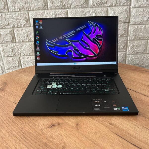 Ігровий ноутбук Б-клас Asus TUF Dash F15 FX516PR / 15.6" (1920x1080) IPS / Intel Core i7-11370H (4 (8) ядра по 3.0 - 4.8 GHz) / 16 GB DDR4 / 1000 GB SSD NVMe / nVidia GeForce RTX 3070, 8 GB GDDR6, 256-bit / WebCam - Зображення 2