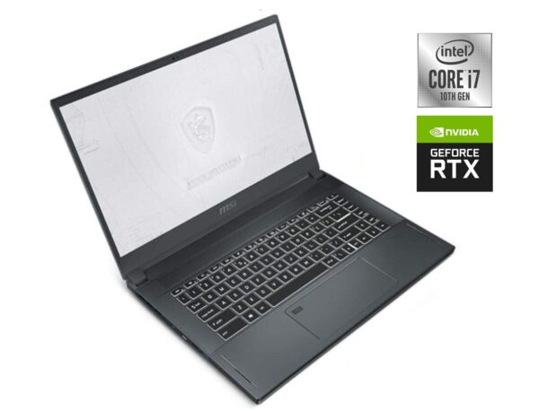 Мобільна робоча станція Б-клас MSI WS66 10TKT / 15.6" (1920x1080) IPS Touch / Intel Core i7-10875H (8 (16) ядер по 2.3 - 5.1 GHz) / 32 GB DDR4 / 1000 GB SSD / nVidia Quadro RTX 3000, 6 GB GDDR6, 192-bit / WebCam