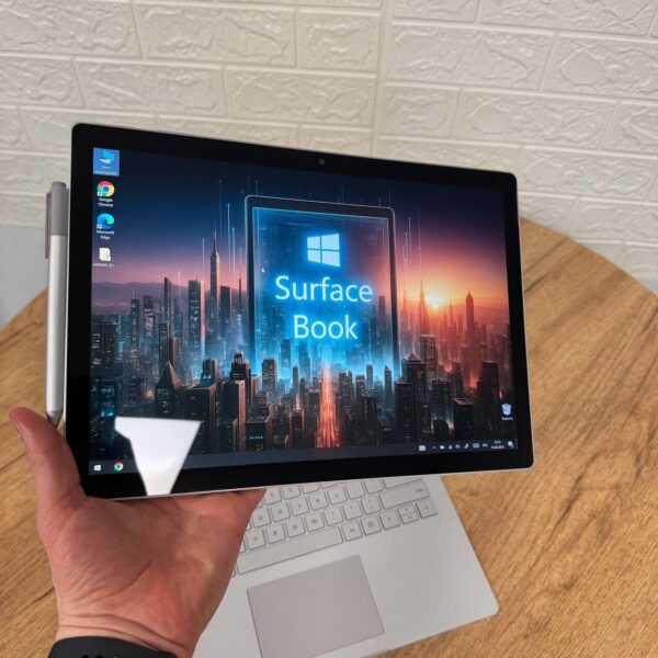 Ультрабук-трансформер Б-клас Microsoft Surface Book 2 / 13.5" (3000x2000) IPS Touch / Intel Core i5-7300U (2 (4) ядра по 2.6 - 3.5 GHz) / 8 GB DDR4 / 128 GB SSD NVMe / Intel HD Graphics 620 / WebCam - Зображення 8