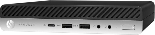 Неттоп HP ProDesk 600 G4 Desktop Mini USFF / Intel Core i7-8700T (6 (12) ядер по 2.4 - 4.0 GHz) / 16 GB DDR4 / 250 GB SSD / Intel UHD Graphics 630 / Wi-Fi + Блок живлення - Зображення 2