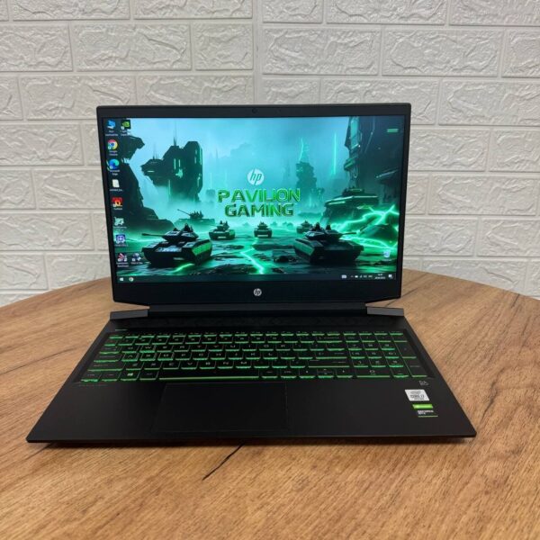 Ігровий ноутбук Б-клас HP Pavilion Gaming 16-a0032dx / 16.1" (1920x1080) IPS / Intel Core i5-10300H (4 (8) ядер по 2.5 - 4.5 GHz) / 16 GB DDR4 / 256 GB SSD / nVidia GeForce GTX 1660 Ti Max-Q, 6 GB GDDR6, 192-bit / WebCam - Зображення 2