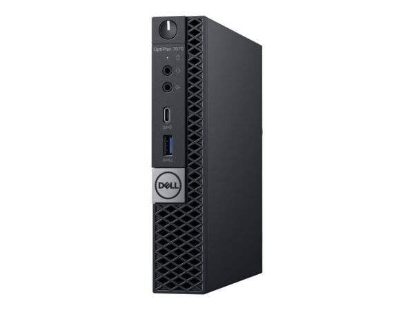 Неттоп Dell OptiPlex 7070 Micro USFF / Intel Core i7-9700T (8 ядер по 2.0 - 4.3 GHz) / 16 GB DDR4 / 500 GB SSD / Intel UHD Graphics 630 / DisplayPort + Блок живлення - Зображення 2