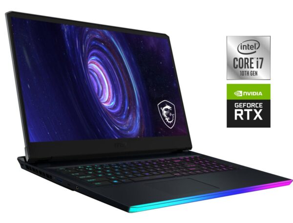 Ігровий ноутбук MSI GE76 Raider 10UG / 17.3" (1920x1080) IPS / Intel Core i7-10870H (8 (16) ядер по 2.2 - 5.0 GHz) / 32 GB DDR4 / 1000 GB SSD NVMe / nVidia GeForce RTX 3070, 8 GB GDDR6, 256-bit / WebCam