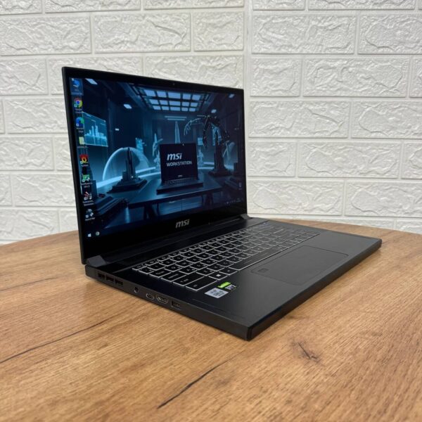 Мобільна робоча станція Б-клас MSI WS66 10TKT / 15.6" (1920x1080) IPS Touch / Intel Core i9-10980HK (8 (16) ядер по 2.4 - 5.3 GHz) / 16 GB DDR4 / 512 GB SSD NVMe / nVidia Quadro RTX 3000, 6 GB GDDR6, 192-bit / WebCam - Зображення 4