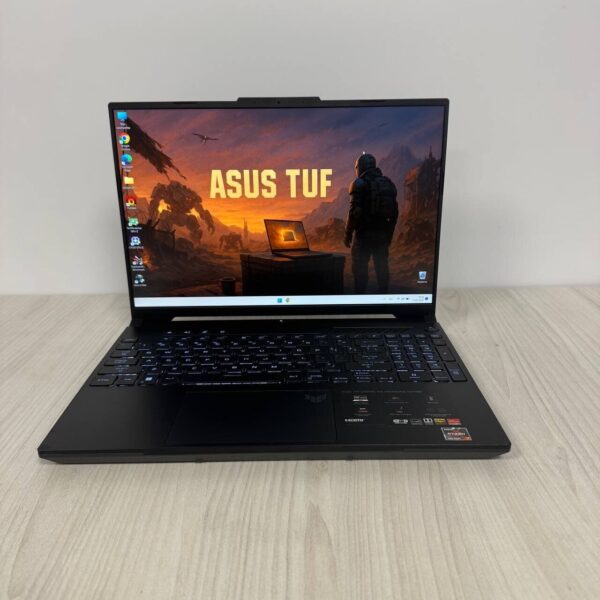 Ігровий ноутбук Asus TUF Gaming Advantage A16 FA617NS / 16" (1920x1200) IPS / AMD Ryzen 7 7735HS (8 (16) ядер по 3.2 - 4.75 GHz) / 16 GB DDR5 / 512 GB SSD NVMe / AMD Radeon RX 7600S, 8 GB GDDR6, 128-bit / WebCam - Зображення 2