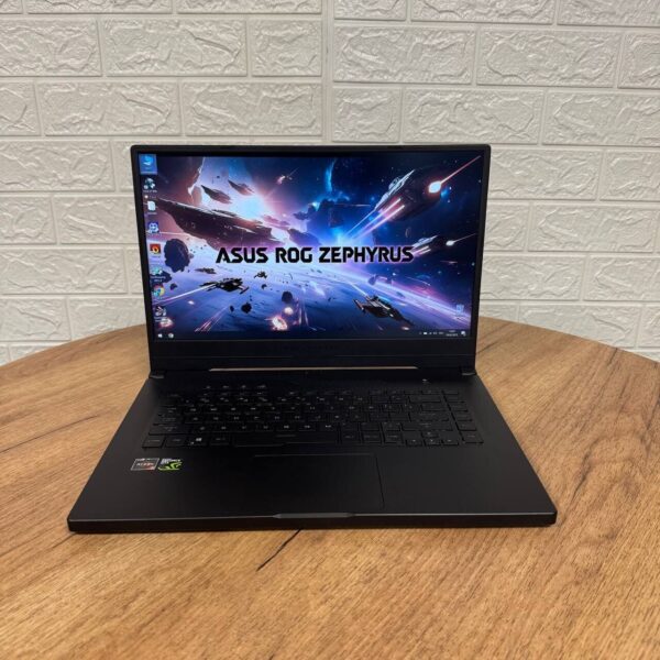 Ігровий ноутбук Asus ROG Zephyrus GA502DU / 15.6" (1920x1080) IPS / AMD Ryzen 7 3750H (4 (8) ядра по 2.3 - 4.0 GHz) / 16 GB DDR4 / 512 GB SSD NVMe / nVidia GeForce GTX 1660 Ti Max-Q, 6 GB GDDR6, 192-bit - Зображення 2